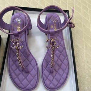Brand new in box size 37 quilted sandal